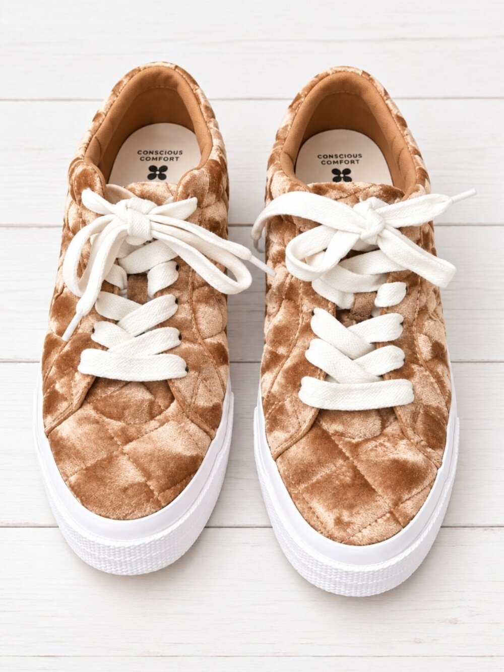 Converse x Golf Le Fleur Quilted Velvet Sneakers Men 6 Women 8 NWOT